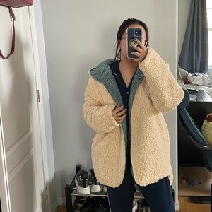 Urban Outfitters Carmella Reversible Teddy Jacket